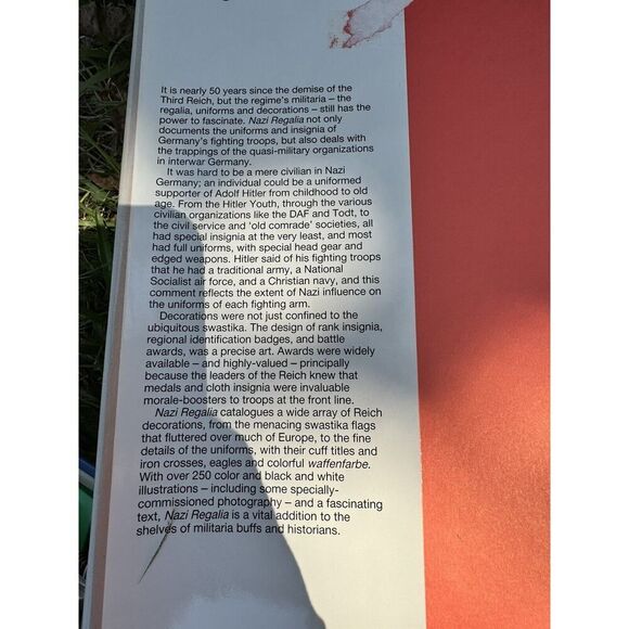 NAZI REGALIA BY E.W.W. FOWLER HARDCOVER CHARTWELL BOOKS - Picture 3 of 9